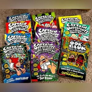 Captain underpants books (10)